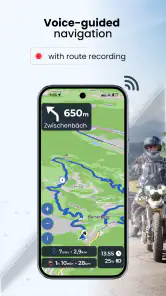 Kurviger Motorcycle Navigation screenshot