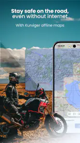 Kurviger Motorcycle Navigation screenshot