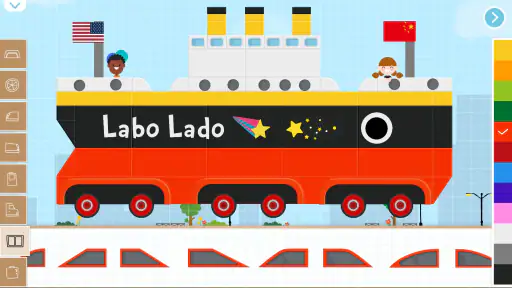 Labo Brick Car2 Kid Gra screenshot
