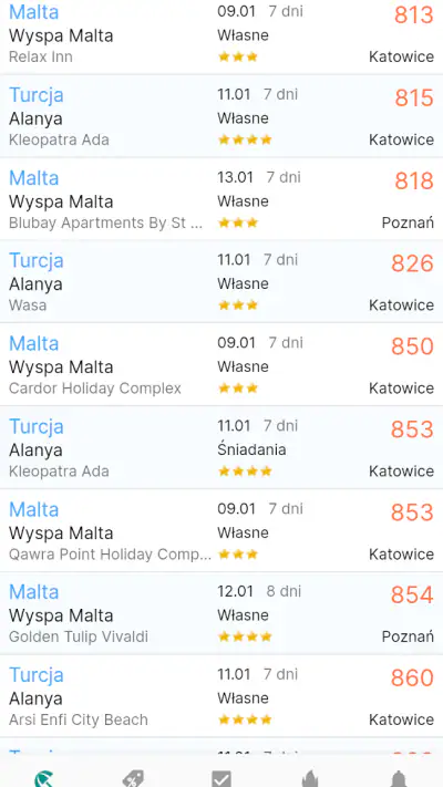 Lastminuter screenshot 1