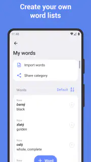 Learn Czech with flashcards! screenshot 3