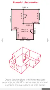 Leica DISTO™ Plan screenshot