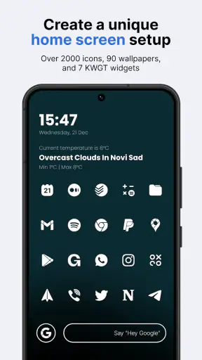 Lena White: Glyph Icon Pack screenshot 1