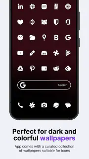 Lena White: Glyph Icon Pack screenshot 2