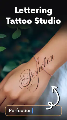 lettering Tattoo - Font Design screenshot 1