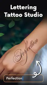 lettering Tattoo - Font Design screenshot