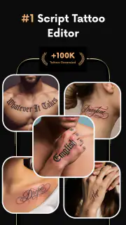 lettering Tattoo - Font Design screenshot 8