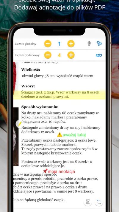 Licznik Rzędów screenshot 1