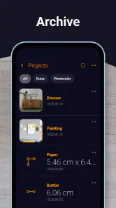 Linijka - Miarka, Mierzenie screenshot