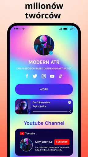 Linkbio - Link in bio tree App screenshot 1
