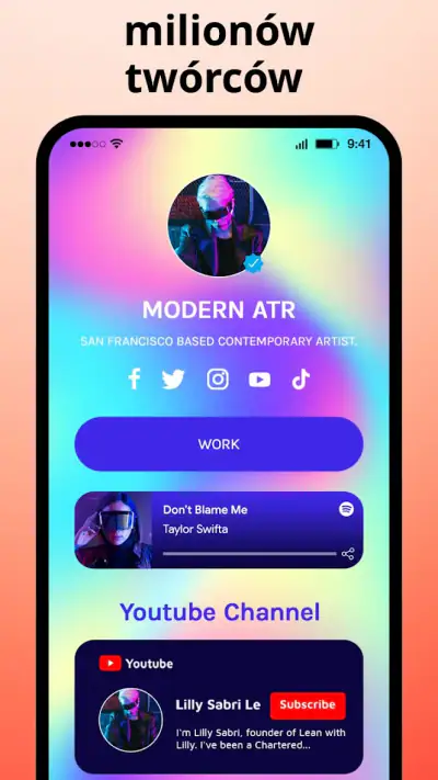 Linkbio - Link in bio tree App screenshot 1