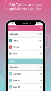 Lista gości weselnych. ŚrGość screenshot