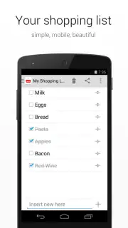 Lista zakupów screenshot 1
