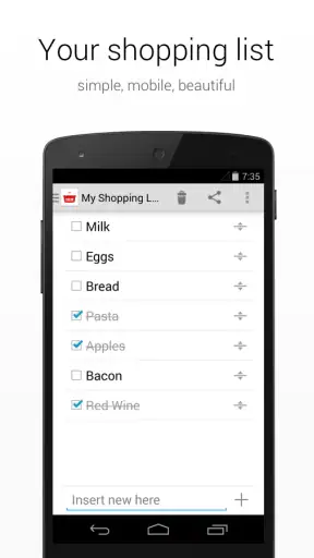 Lista zakupów screenshot 1