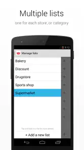 Lista zakupów screenshot