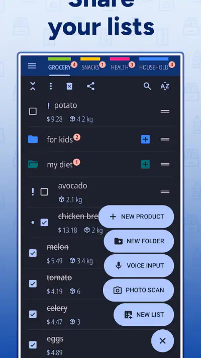 Lista zakupów - Enchan Li screenshot 1