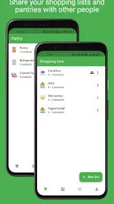 Lista zakupów i spiżarnia screenshot