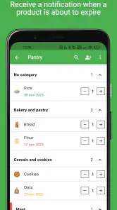 Lista zakupów i spiżarnia screenshot