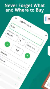 Lista żywności i zakupy screenshot