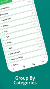 Lista żywności i zakupy screenshot