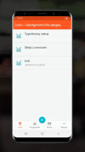 Listic - Wspólna lista zakupów screenshot 1