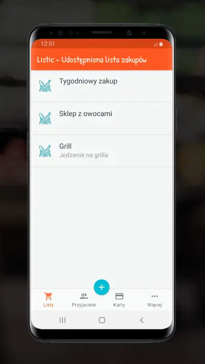 Listic - Wspólna lista zakupów screenshot 1