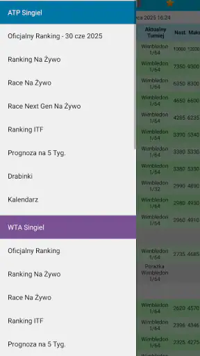 Live Tennis Rankings / LTR screenshot 1