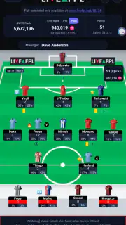 LiveFPL screenshot 2