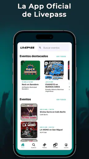 Livepass Argentina screenshot 1