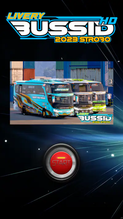 Livery Bussid HD Strobo screenshot 1