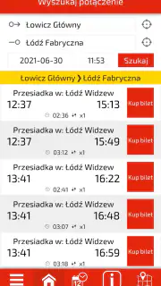 ŁKA Infoportal screenshot 2