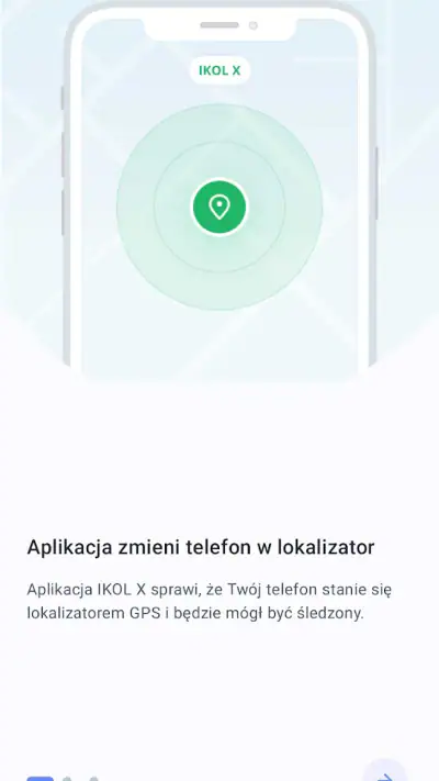 Lokalizacja telefonu IKOL X screenshot 1