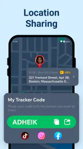 Lokalizator telefonu screenshot