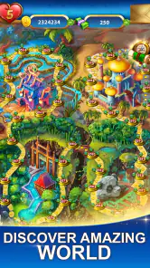 Lost Jewels - Match 3 Puzzle screenshot