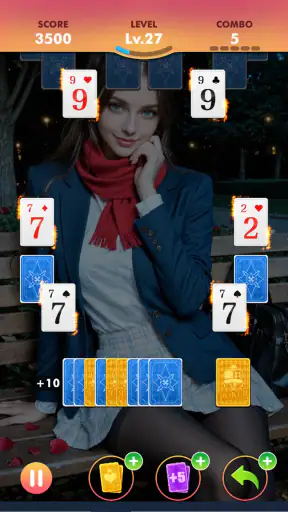 Lovely TriPeaks Solitaire screenshot 1