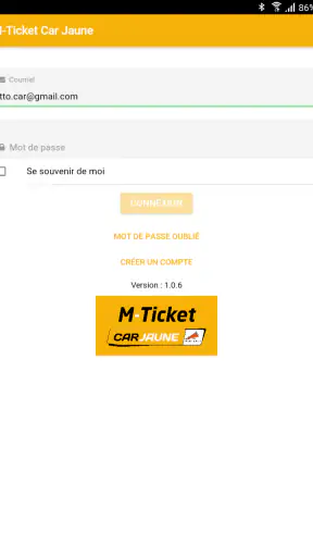 M-Ticket Car Jaune screenshot 1