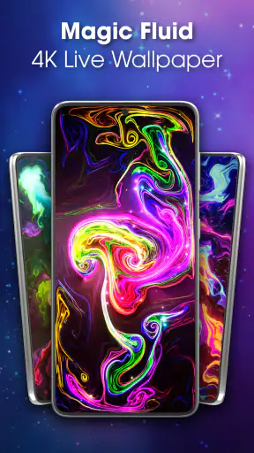 Magic Fluid live wallpaper 4D screenshot 1