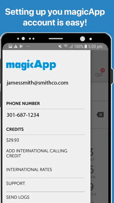 magicApp Calling & Messaging screenshot 1