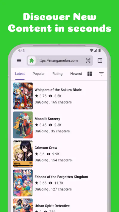 Manga Explorer - Manga Reader screenshot 1