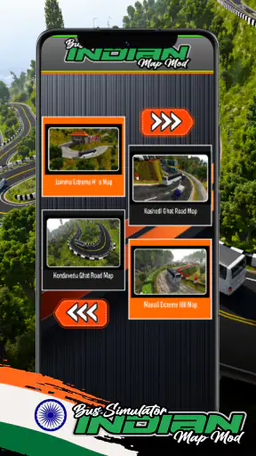 Map BUSSIN Bus Simulator India screenshot 1