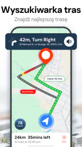 Mapa satelitarna GPS ziemia screenshot