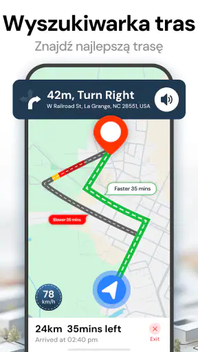 Mapa satelitarna GPS ziemia screenshot 1
