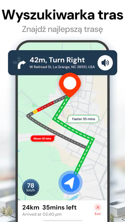 Mapa satelitarna GPS ziemia screenshot 1