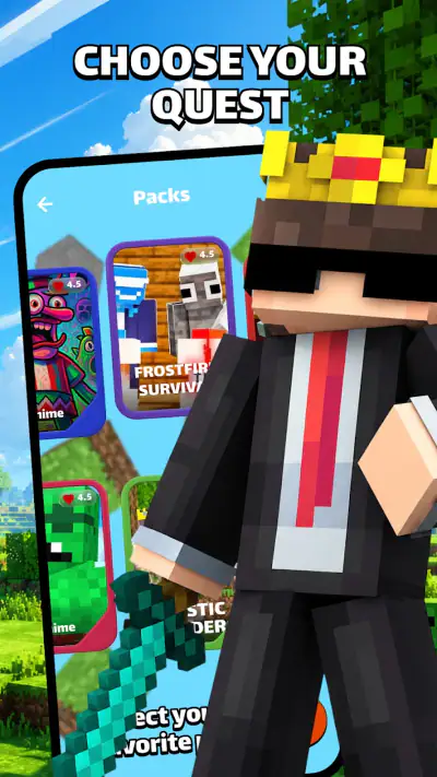 Master Mods Addons Maps MCPE screenshot 1
