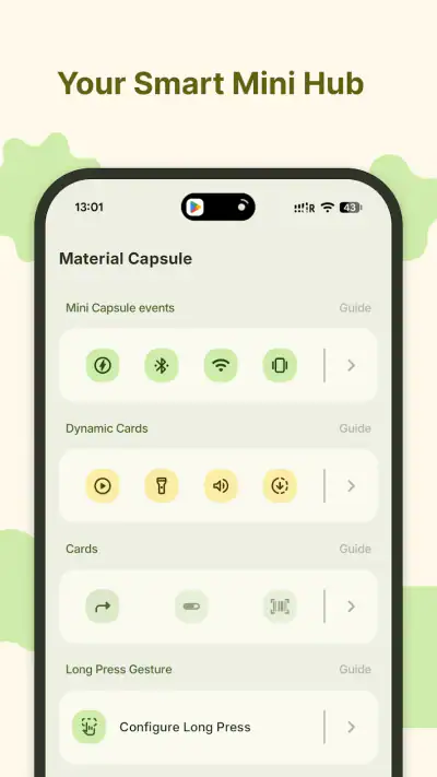 Material Capsule: Dynamic UI screenshot 1