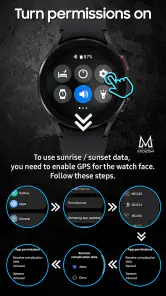 MD254 Digital watch face screenshot