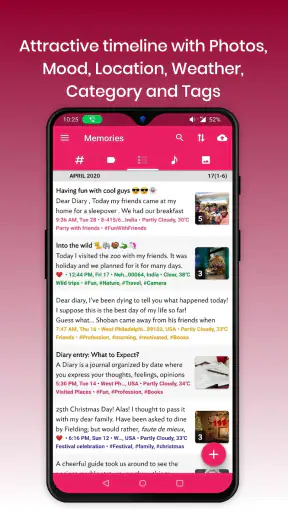 Memorize: Daily Diary Journal screenshot 1