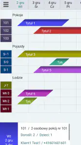 Menadżer rezerwacji klientów L screenshot
