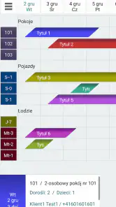 Menadżer rezerwacji klientów L screenshot