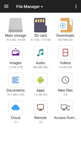 Menedżer plików screenshot